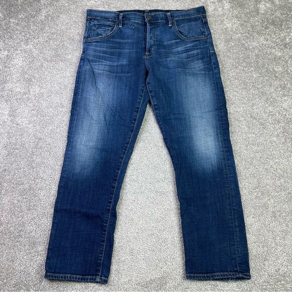 Citizens of Humanity Emerson Jeans Women’s 29 Blue Slim Boyfriend Dark Denim - Picture 1 of 16